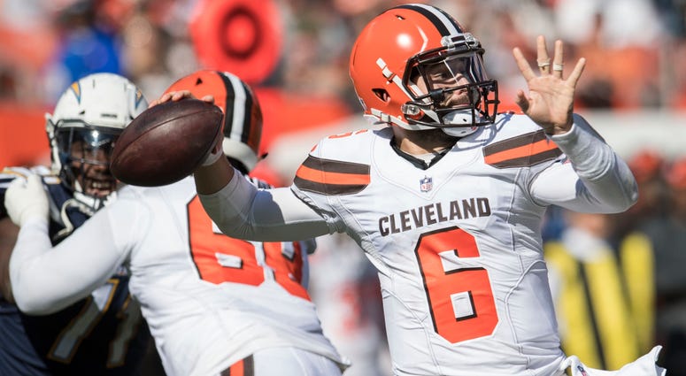 Browns quarterback Baker Mayfield Browns quarterback Baker Mayfield