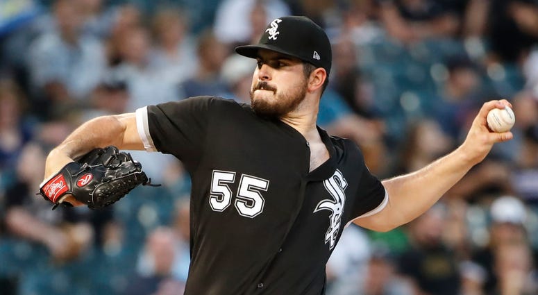 White Sox left-hander Carlos Rodon White Sox left-hander Carlos Rodon