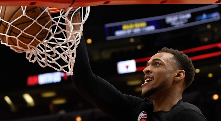 Bulls center Daniel Gafford Bulls center Daniel Gafford