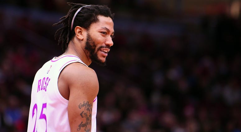 Timberwolves point guard Derrick Rose Timberwolves point guard Derrick Rose