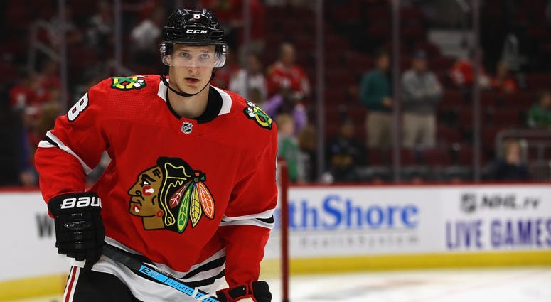 Blackhawks winger Dominik Kubalik Blackhawks winger Dominik Kubalik