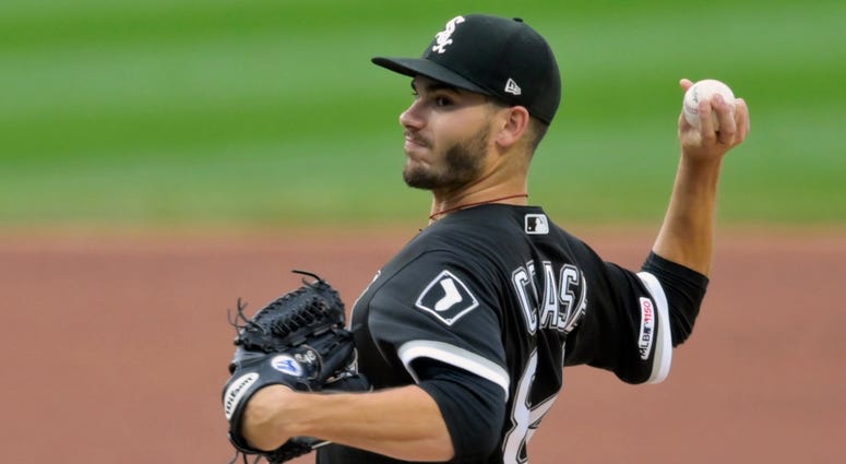 White Sox right-hander Dylan Cease White Sox right-hander Dylan Cease