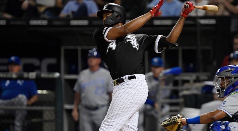 White Sox outfielder Eloy Jimenez White Sox outfielder Eloy Jimenez