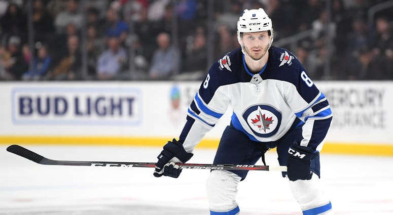Jets defenseman Jacob Trouba Jets defenseman Jacob Trouba