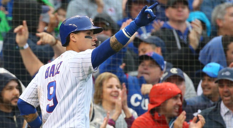 Cubs infielder Javier Baez Cubs infielder Javier Baez