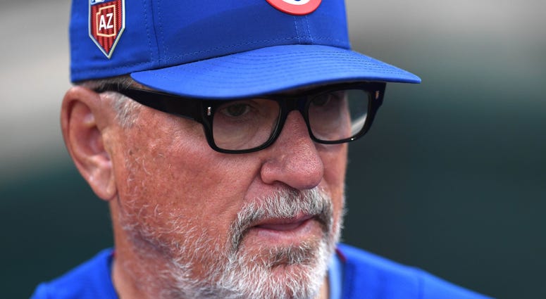 Cubs manager Joe Maddon Cubs manager Joe Maddon
