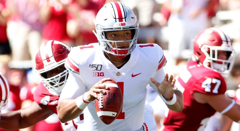 Ohio State quarterback Justin Fields Ohio State quarterback Justin Fields