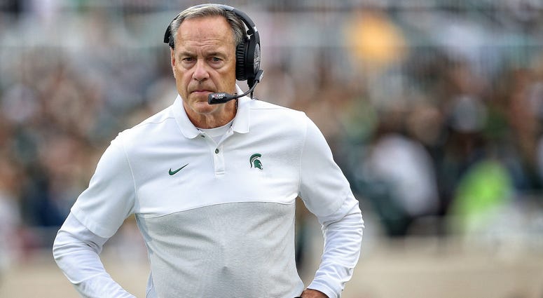 Michigan State coach Mark Dantonio Michigan State coach Mark Dantonio