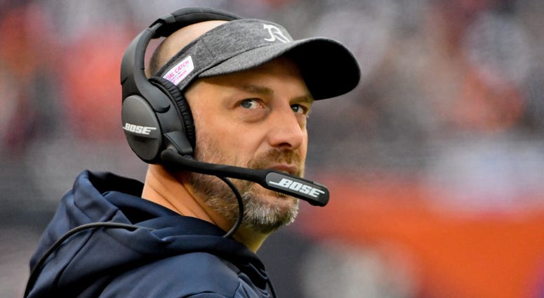 Bears coach Matt Nagy Bears coach Matt Nagy