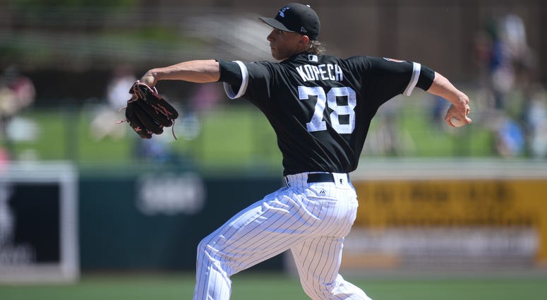 White Sox right-hander Michael Kopech White Sox right-hander Michael Kopech