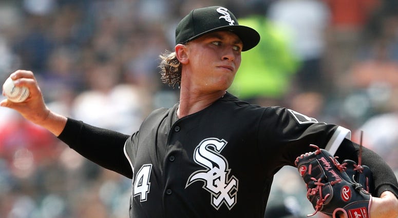 White Sox right-hander Michael Kopech White Sox right-hander Michael Kopech