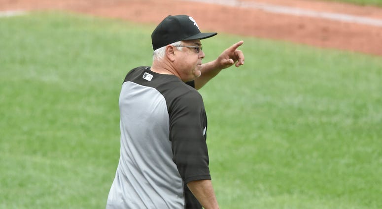 White Sox manager Rick Renteria White Sox manager Rick Renteria