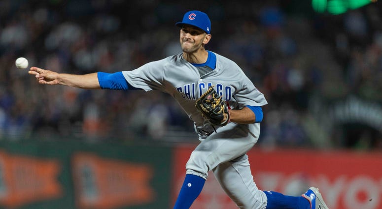 Cubs reliever Steve Cishek Cubs reliever Steve Cishek