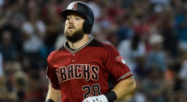 Steven Souza Jr. with the Diamondbacks in 2018 Steven Souza Jr. with the Diamondbacks in 2018
