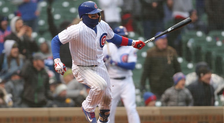 Cubs infielder Javier Baez Cubs infielder Javier Baez