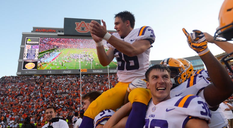 LSU kicker Cole Tracy LSU kicker Cole Tracy
