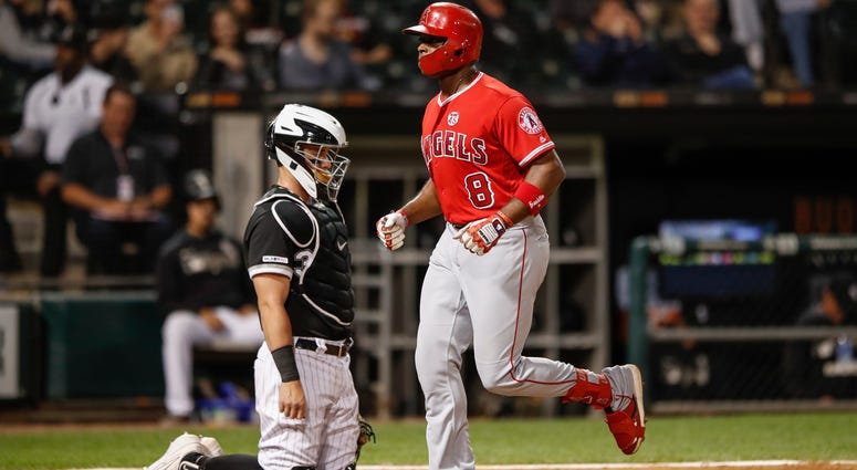 Angels outfielder Justin Upton Angels outfielder Justin Upton