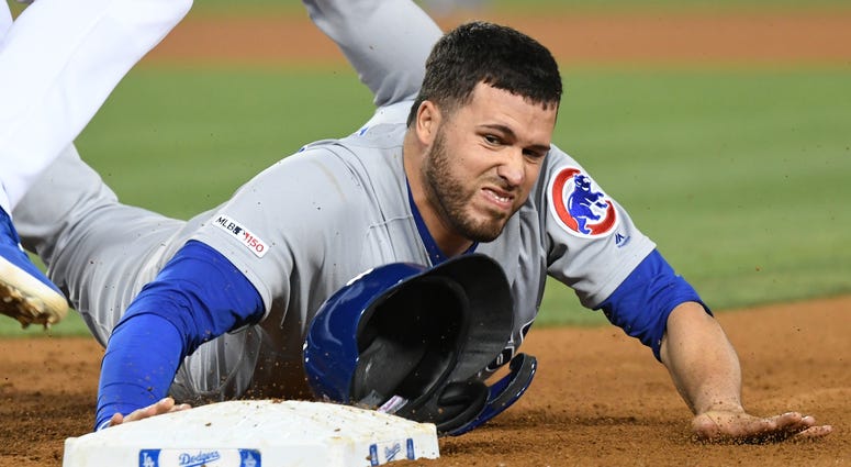 Cubs catcher Victor Caratini Cubs catcher Victor Caratini