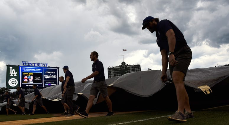 Wrigley Field grounds crew Wrigley Field grounds crew
