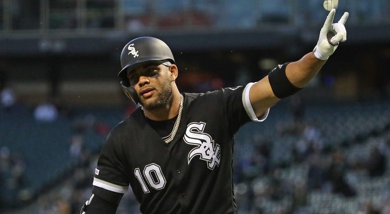 White Sox third baseman Yoan Moncada White Sox third baseman Yoan Moncada