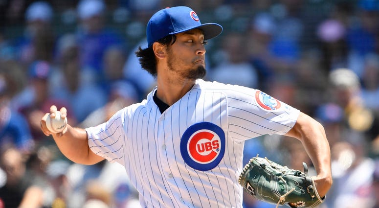 Cubs right-hander Yu Darvish Cubs right-hander Yu Darvish