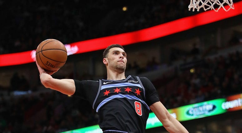 Bulls guard Zach LaVine Bulls guard Zach LaVine