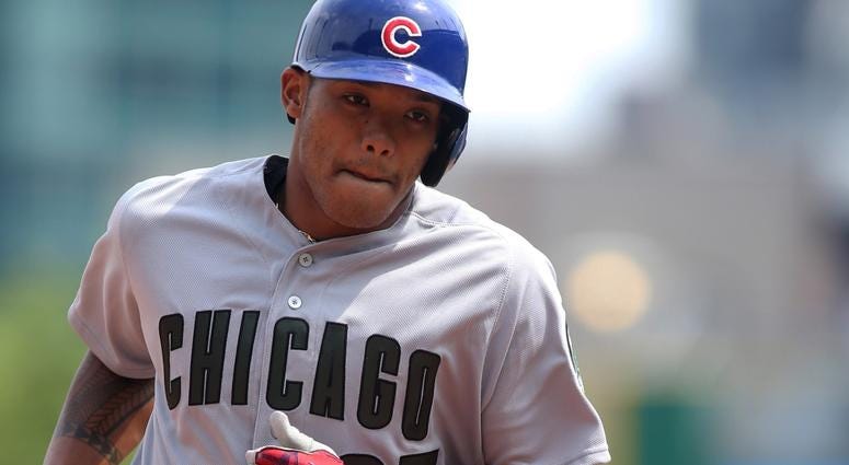 Cubs shortstop Addison Russell Cubs shortstop Addison Russell