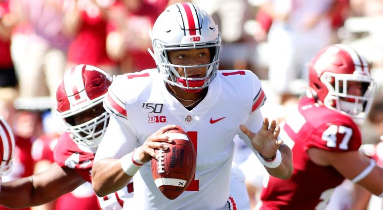 Ohio State quarterback Justin Fields Ohio State quarterback Justin Fields