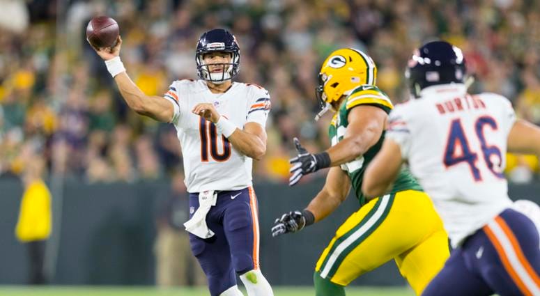 Bears quarterback Mitchell Trubisky Bears quarterback Mitchell Trubisky