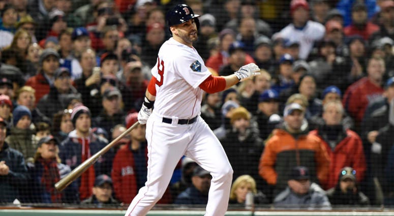 Red Sox slugger J.D. Martinez Red Sox slugger J.D. Martinez