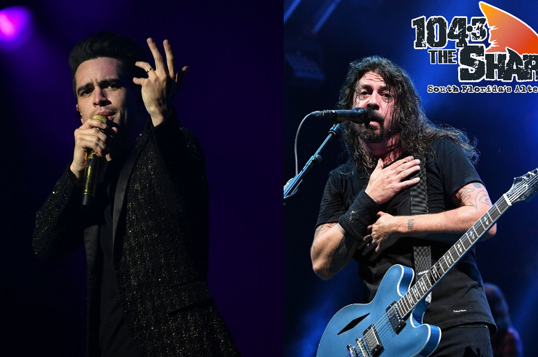 Brendon Urie and Dave Grohl Brendon Urie and Dave Grohl