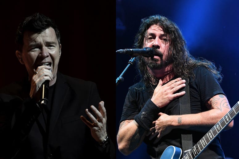 Rick Astley & Dave Grohl Rick Astley & Dave Grohl