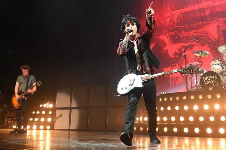 Billie Joe Armstrong of Green Day Billie Joe Armstrong of Green Day