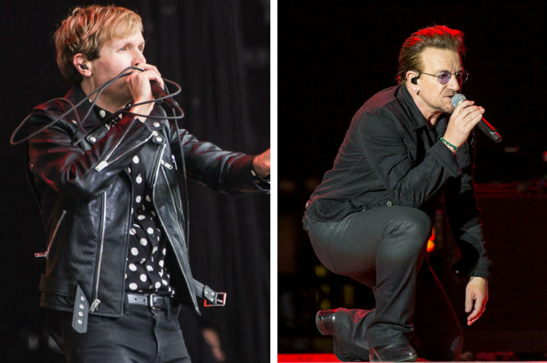 Beck and U2's Bono Beck and U2's Bono