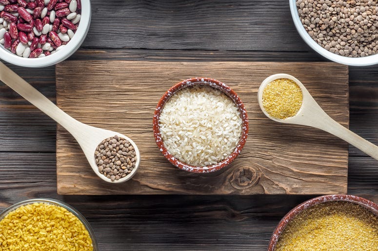 Set Traditional organic vegan ingredient Super Food in Middle East and Asian cooking cereals Set Traditional organic vegan ingredient Super Food in Middle East and Asian cooking cereals