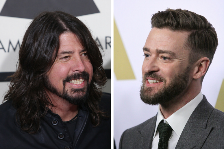 Dave Grohl and Justin Timberlake Dave Grohl and Justin Timberlake