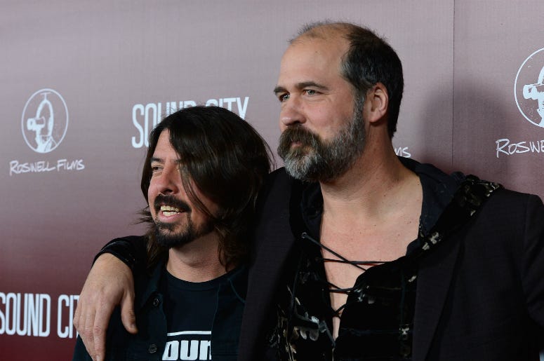 Joan Jett (C) performs with Dave Grohl and Krist Novoselic of Nirvana Joan Jett (C) performs with Dave Grohl and Krist Novoselic of Nirvana