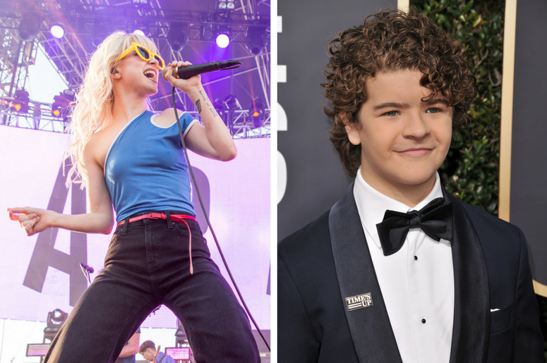 Paramore's Hayley Willams and Stranger Things' Gaten Matarazzo Paramore's Hayley Willams and Stranger Things' Gaten Matarazzo