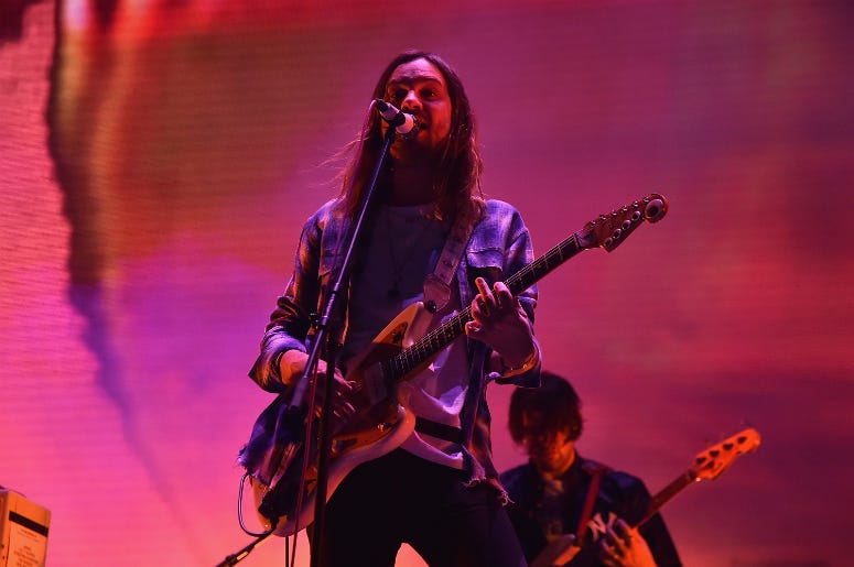 Kevin Parker of Tame Impala performs onstage during the 2017 Panorama Music Festival Kevin Parker of Tame Impala performs onstage during the 2017 Panorama Music Festival