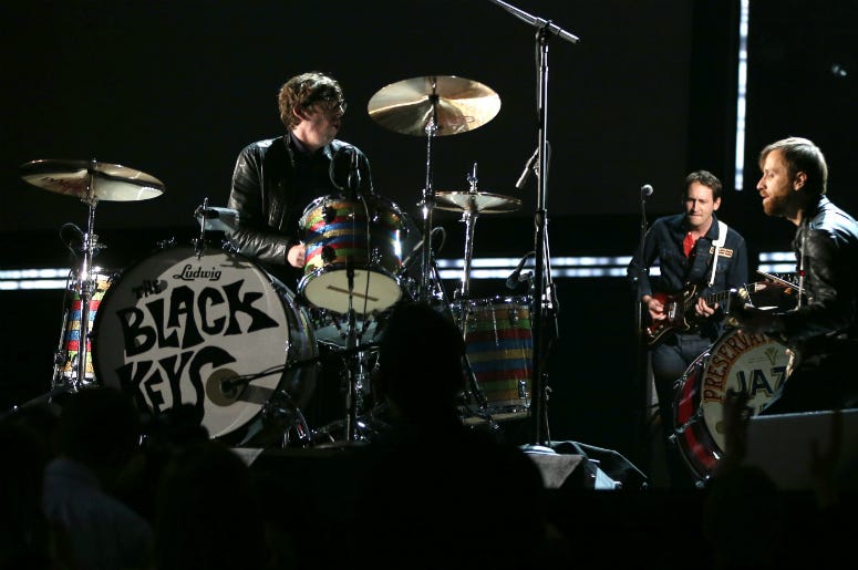 Dan Auerbach of The Black Keys onstage during the 55th Annual GRAMMY Awards Dan Auerbach of The Black Keys onstage during the 55th Annual GRAMMY Awards