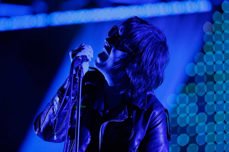 Julian Casablancas performs with The Strokes in 2011 Julian Casablancas performs with The Strokes in 2011