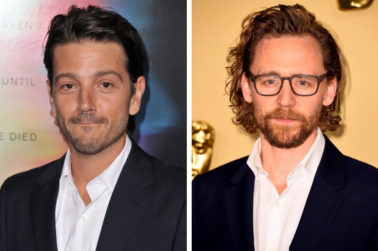Diego Luna and Tom Hiddleston Diego Luna and Tom Hiddleston