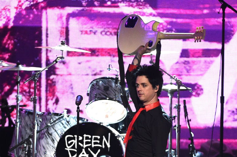 Billie Joe Armstrong of Green Day Billie Joe Armstrong of Green Day