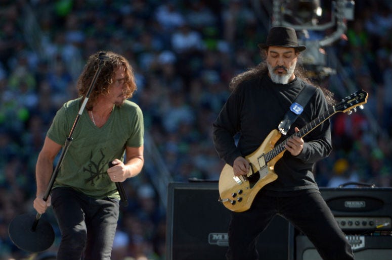 Chris Cornell with Soundgarden Chris Cornell with Soundgarden