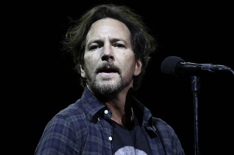 Pearl Jam's Eddie Vedder Pearl Jam's Eddie Vedder
