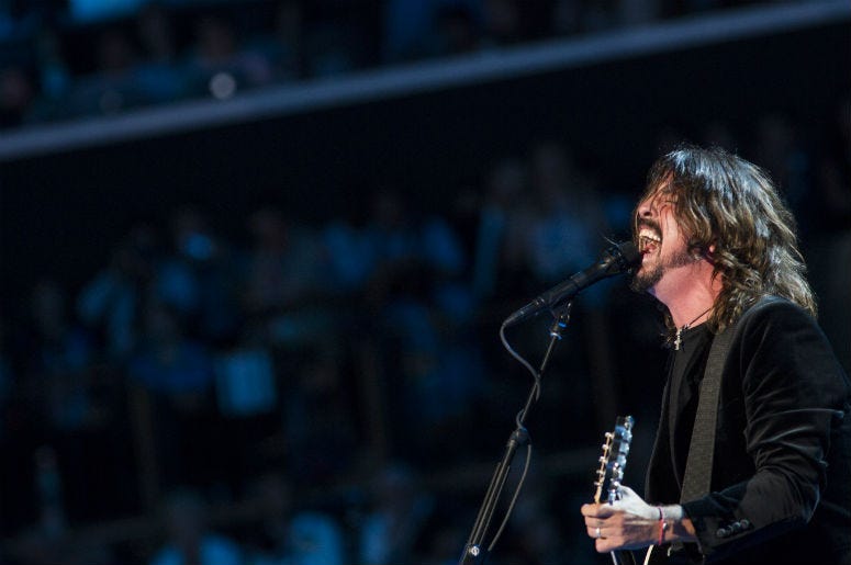 Dave Grohl of the Foo Fighters Dave Grohl of the Foo Fighters