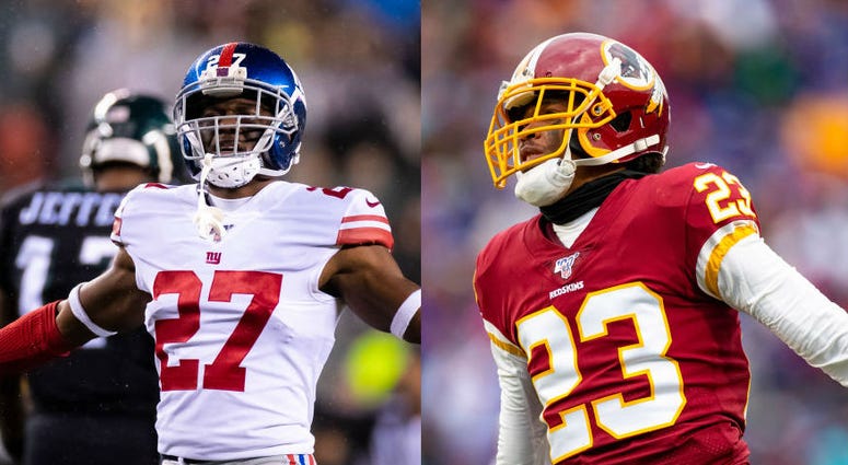 NFL backs DeAndre Baker and Quinton Dunbar