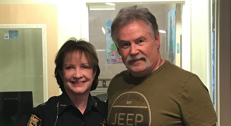 Alachua County Sheriff Sadie Darnell with Bob Rose