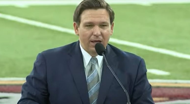 Florida's governor Ron DeSantis says Florida State University and other schools should play football this fall. He spoke just hours before the Big Ten and Pac-12 pulled the plug on their seasons because of coronavirus.