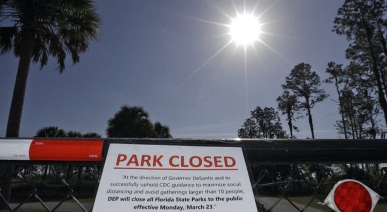 Florida parks ordered closed